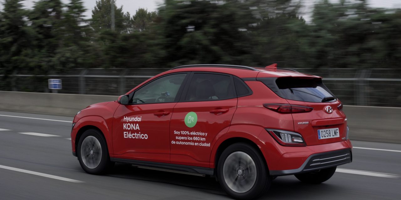 KONA Eléctrico alcanza los 790 kilómetros de autonomía en ciclo urbano