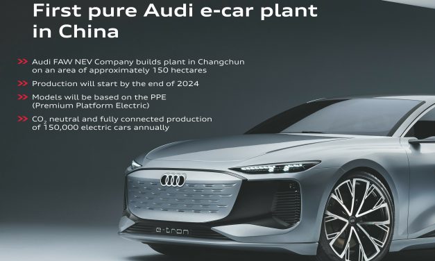 Audi alcanza un hito: nuevo centro de producción  de modelos eléctricos en China