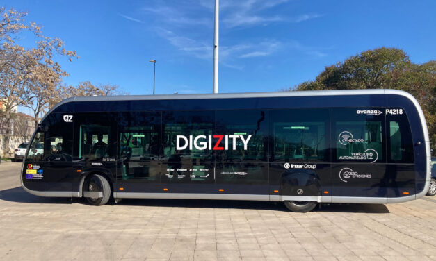 Zaragoza, laboratorio de pruebas para el desarrollo del autobús Irizar ie tram inteligente y conectado del proyecto Digizity