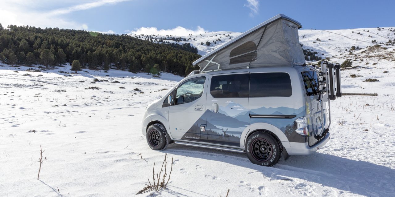 Accesorios originales Nissan para disfrutar de la naturaleza en la e-NV200 Winter Camper