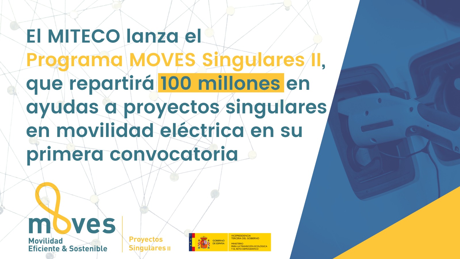 El Gobierno lanza el MOVES Singulares II, con 100 millones en ayudas a proyectos singulares en movilidad eléctrica en su primera convocatoria photo