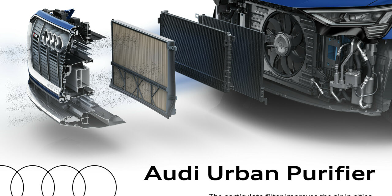 Audi Urban Purifier: un innovador filtro de  micropartículas para vehículos eléctricos